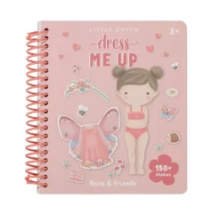 Aankleed- en stickerboek Rosa & Friends