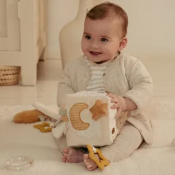 Activiteitenkubus - Beige - Newborn Naturals