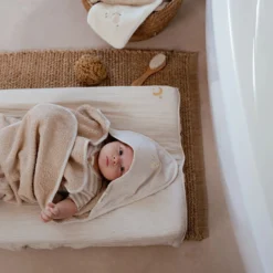 Badcape - Beige - 75 x 75 - Newborn Naturals - Baby Bunny