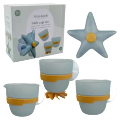 Badwand bekers - blauw - Essentials
