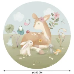 Behangcirkel - Meerkleurig - Fairy Garden