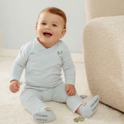 Broek - Blauw - Forest Friends - Gestreept