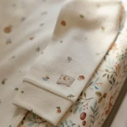 Eendelige pyjama - Wit - Forest Friends - Forest Treasures
