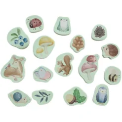 Foam figuren - Meerkleurig - Forest Friends