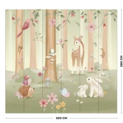 Fotobehang - Meerkleurig - Fairy Garden