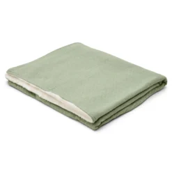 Gebreid wiegdeken - Fleece – Groen – Essentials