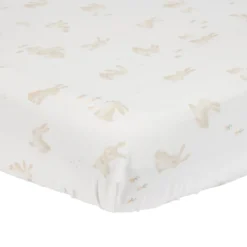 Hoeslaken Wieg – Wit – Baby Bunny