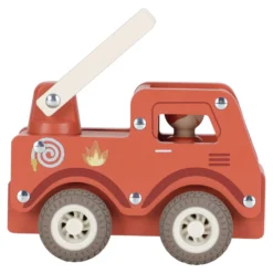 Houten brandweerwagen – Rood – Essentials
