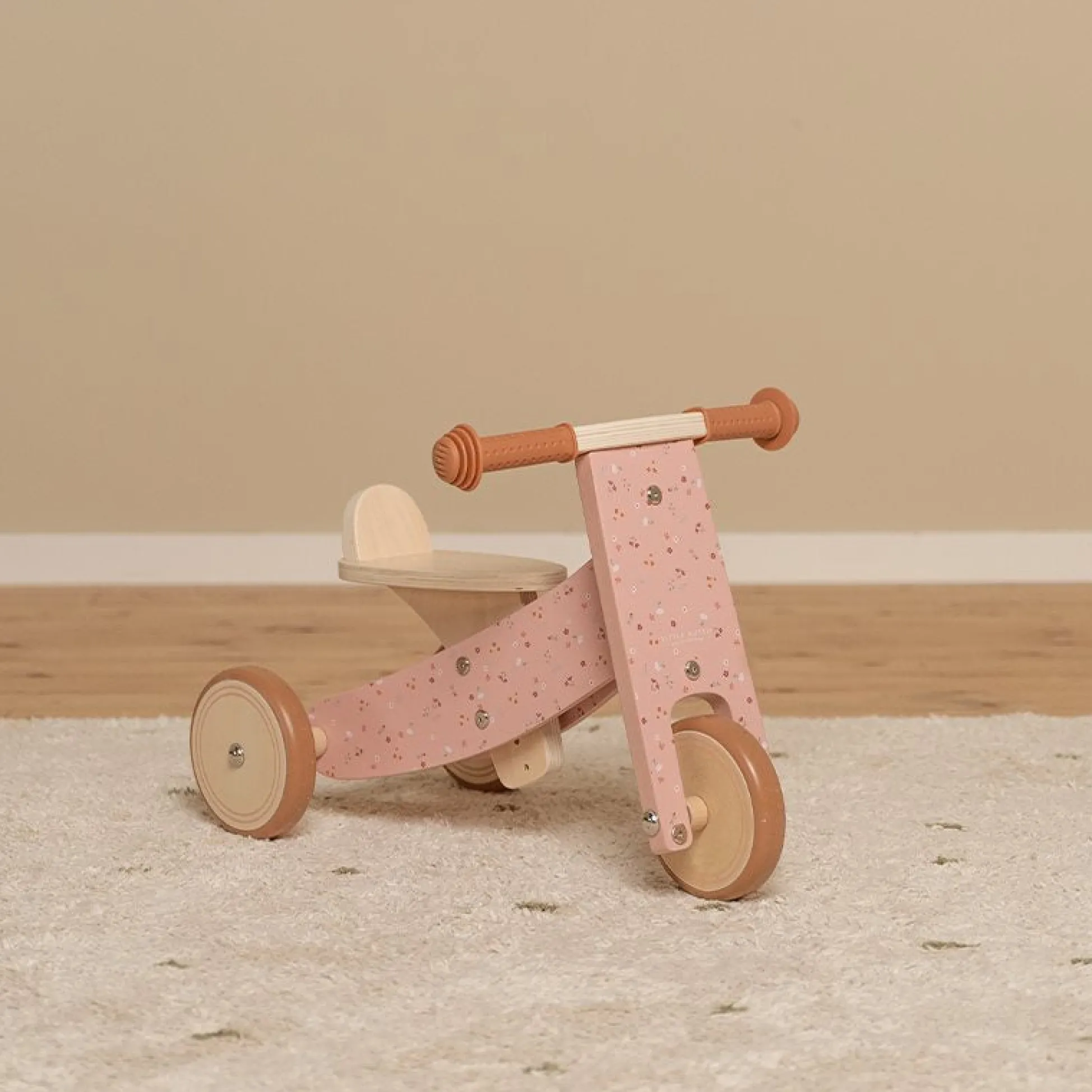 Houten Driewieler Roze