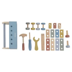 Houten gereedschapskist - Blauw - Essentials