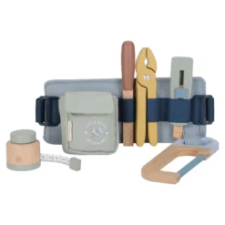 Houten gereedschapsriem - Blauw - Essentials