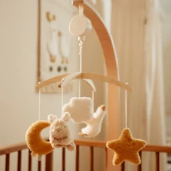 Houten muziekmobiel - Beige - Newborn Naturals
