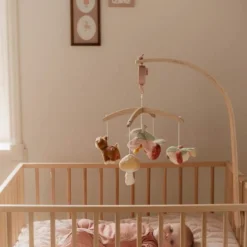 Houten Muziekmobiel - Roze - Fairy Garden