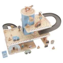 Houten parkeergarage – Blauw – Essentials