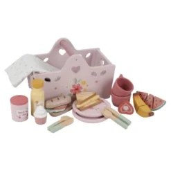 Houten Picknickset - Meerkleurig - Essentials