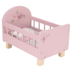 Houten poppenbedje - Roze - Essentials
