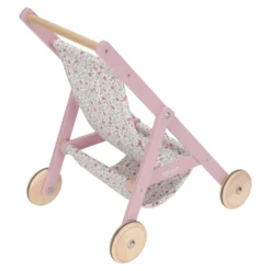 Houten poppenbuggy - Roze - Essentials