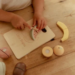 Houten snijfruit - Meerkleurig - Essentials