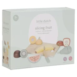 Houten snijfruit - Meerkleurig - Essentials