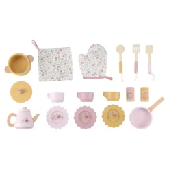 Houten speelkeuken - Roze