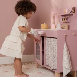 Houten speelkeuken - Roze