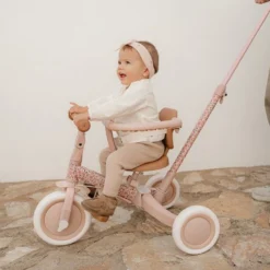 4 in 1 Driewieler Pink