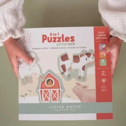 6 in 1 puzzel Little Farm
