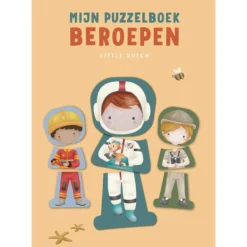 Kinderboek: Mijn puzzelboek - Beroepen - NL