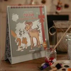 Kleurboek Advent kalender - Meerkleurig