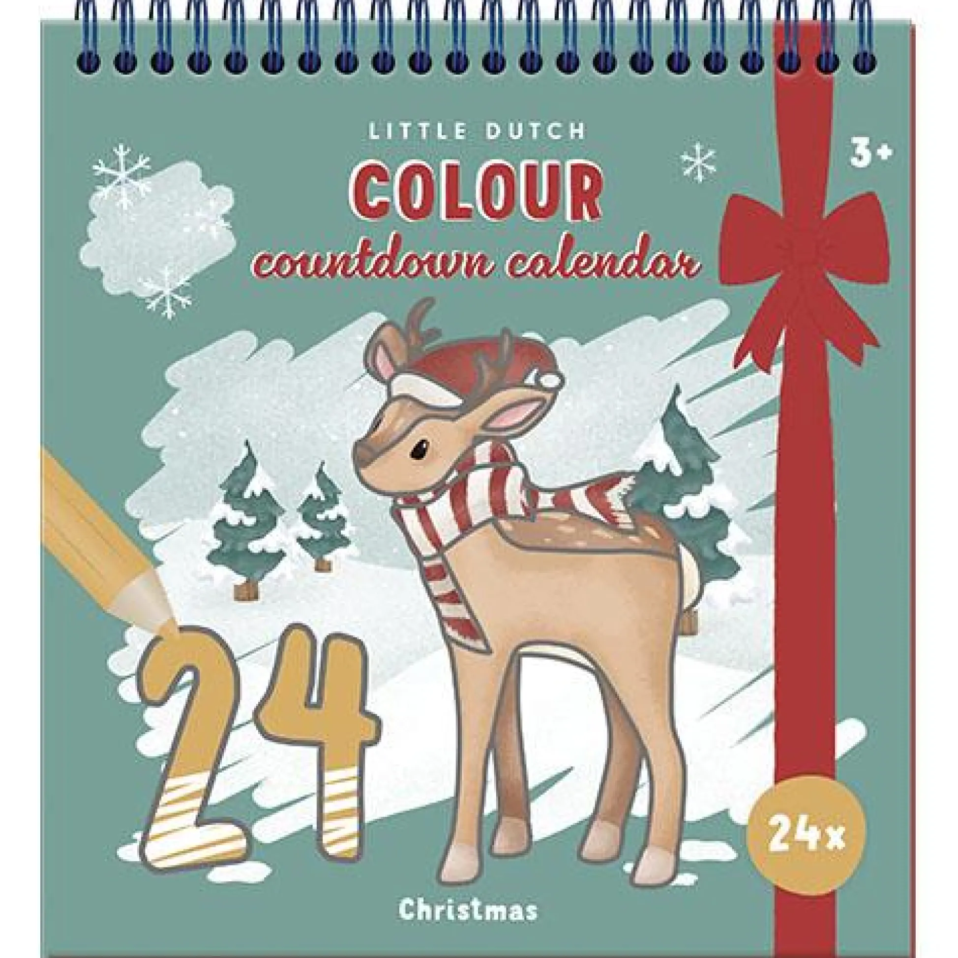 Kleurboek Advent kalender - Meerkleurig