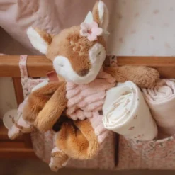 Knuffeldoekje knuffel Hert - Roze - Fairy Garden