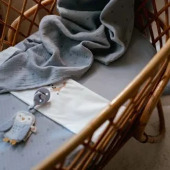 Ledikant deken - Blauw - Essentials