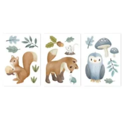 Muurstickers - Meerkleurig - Forest Friends
