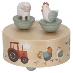 Muziekdoosje - Groen - Little Farm
