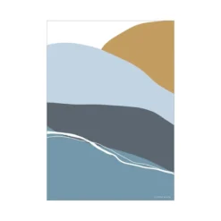 Poster Horizon Blue - A3