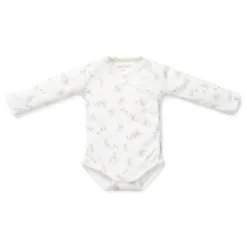 Romper overslag lange mouw - Wit - Newborn Naturals - Baby Bunny