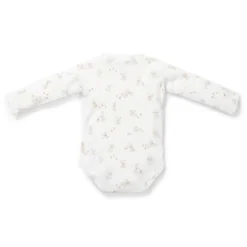 Romper overslag lange mouw - Wit - Newborn Naturals - Baby Bunny