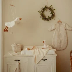 Slaapzak winter – Beige – Maat 90 cm – Newborn Naturals – Little Goose