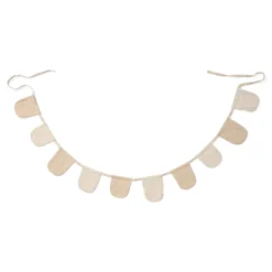 Slinger met vlaggetjes - Beige - Essentials