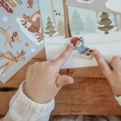 Sticker kerstkaarten