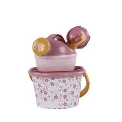 Strandset Pink Flowers set van 5