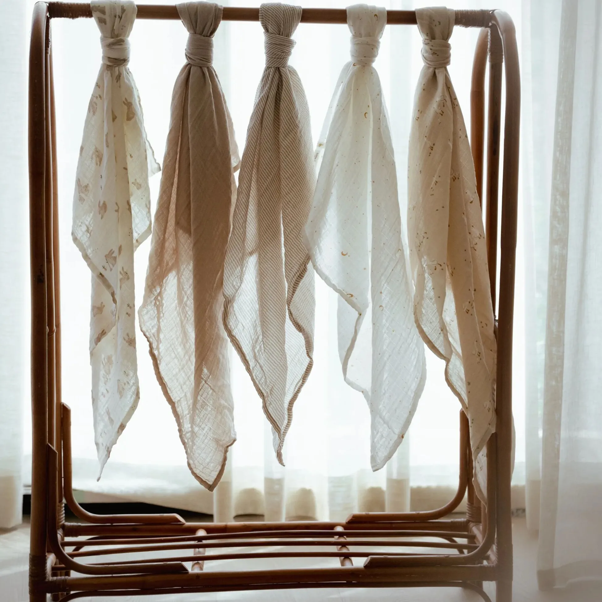 Swaddle - Beige - 120 cm - Newborn Naturals - Little Goose