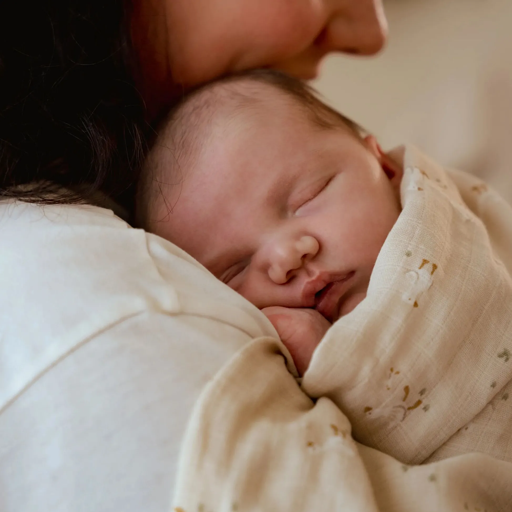 Swaddle - Beige - 120 cm - Newborn Naturals - Little Goose