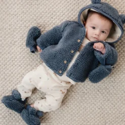 Teddy wanten - Blauw - Newborn Naturals
