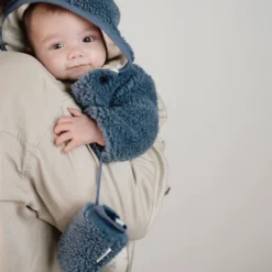 Teddy wanten - Blauw - Newborn Naturals