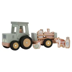 Tractor met trailer Little Farm