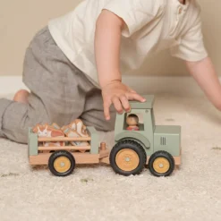 Tractor met trailer Little Farm