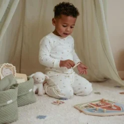 Tweedelige pyjama - Wit - Forest Friends - Forest Treasures