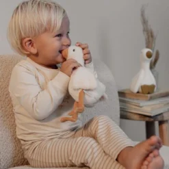 Tweedelige pyjama - Zand - Gestreept