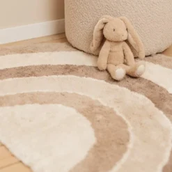 Vloerkleed regenboog - Beige - Essentials